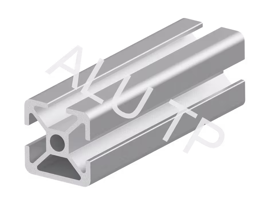 Rendering eines Aluminiumprofils