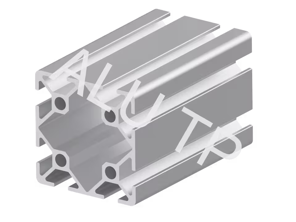 Rendering eines Aluminiumprofils